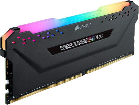 Corsair Vengeance RGB Pro 16GB (1x16GB) DDR4 3600 (PC4-28800) C18 Optimized for AMD Ryzen – Black (CMW16GX4M1Z3600C18) in Saudi Arabia