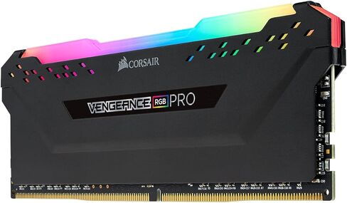 Corsair Vengeance RGB Pro 16GB (1x16GB) DDR4 3600 (PC4-28800) C18 Optimized for AMD Ryzen – Black (CMW16GX4M1Z3600C18) in Saudi Arabia