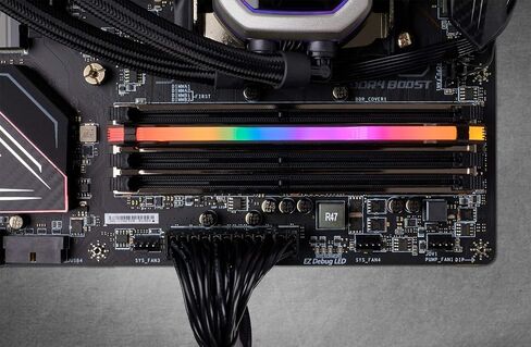 Corsair Vengeance RGB Pro 16GB (1x16GB) DDR4 3600 (PC4-28800) C18 Optimized for AMD Ryzen – Black (CMW16GX4M1Z3600C18) in Saudi Arabia