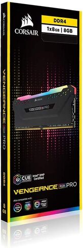 Corsair Vengeance RGB Pro 16GB (1x16GB) DDR4 3600 (PC4-28800) C18 Optimized for AMD Ryzen – Black (CMW16GX4M1Z3600C18) in Saudi Arabia