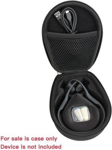 Hermitshell Case for AfterShokz Trekz Air/AfterShokz Aeropex/Titanium Mini/Shokz OpenRun Pro/SHOKZ OpenRun Pro 2 Open Ear Wireless Bone Conduction Headphones AS650 / AS800 (Black) in Kuwait