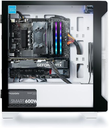 Thermaltake LCGS Quartz i460T R4 Gaming Desktop (Intel Core™ i5-13400F, ToughRam DDR4 3600Mhz 16GB RGB Memory, NVIDIA GeForce® RTX 4060 Ti, 1TB NVMe M.2, Windows 11) S2QT-B66R-46T-LCS in Kuwait