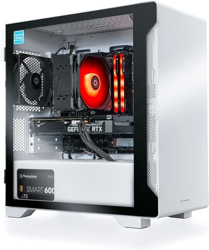 Thermaltake LCGS Quartz i460T R4 Gaming Desktop (Intel Core™ i5-13400F, ToughRam DDR4 3600Mhz 16GB RGB Memory, NVIDIA GeForce® RTX 4060 Ti, 1TB NVMe M.2, Windows 11) S2QT-B66R-46T-LCS in Kuwait