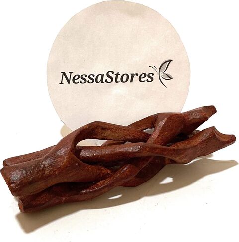 NessaStores - حامل خشبي ثلاثي القوائم منحوت 4 بوصة #JC-045 (8 قطع) in Kuwait