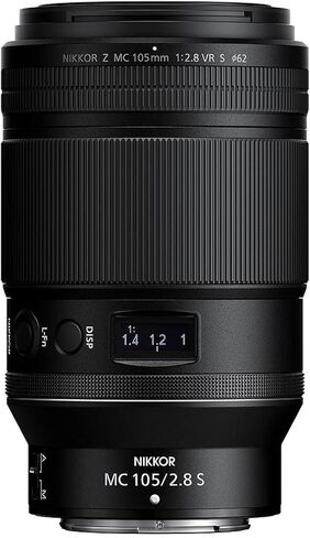 عدسة Nikon NIKKOR Z MC مقاس 105 مم f/2.8 VR S، حزمة مع مرشح ProOptic Pro Digital 62 مم متعدد الطبقات للأشعة فوق البنفسجية، وقطعة قماش للتنظيف in Kuwait