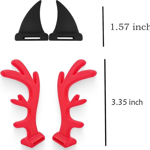 Christmas Reindeer Antlers Gaming Headphoe Decor, Elk Deer Horns Cosplay Props, Deer Antler Ears Headphone Attachment in Kuwait