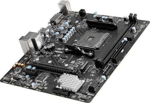 MSI لوحة ام B450M-A برو ماكس II برو سيريز (mATX، تدعم AMD 5000/4000/3000/2000/1000 سلسلة AM4، M.2، ساتا 6G، USB 3.2 الجيل الاول، DDR4، HDMI/DVI، شبكة محلية LAN 2.5Gbps ) in Kuwait