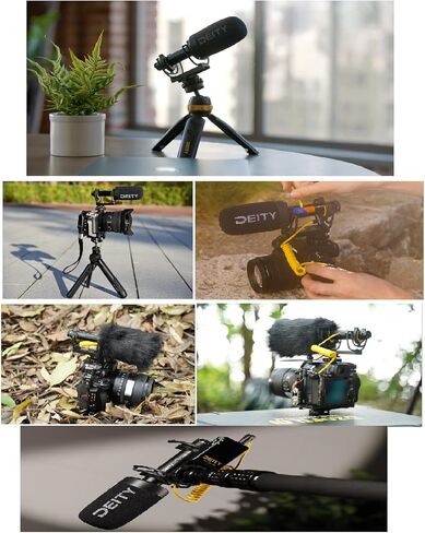 Deity ميكروفون V-Mic D4، ميكروفونات فيديو احترافية للكاميرا الخارجية، ميكروفون بندقية مع حامل للصدمات يدعم إخراج USB-C الرقمي لأجهزة الكمبيوتر ومسجلات الكاميرات والهواتف الذكية وأجهزة الكمبيوتر المحمولة والأجهزة اللوحية in Kuwait
