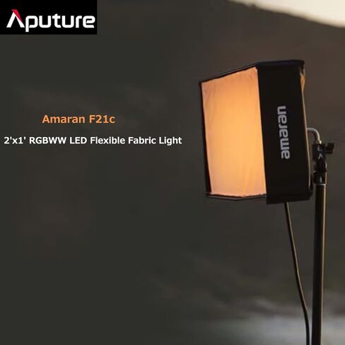 ابوتشر بساط اضاءة فيديو LED مرن F21c 100 واط RGBWW مع شبكة هوني كومب من اماران، ثنائي اللون 2500 كلفن الى 7500 كلفن يدعم دي ام اكس سيدوس لينك التحكم في التطبيق in Saudi Arabia