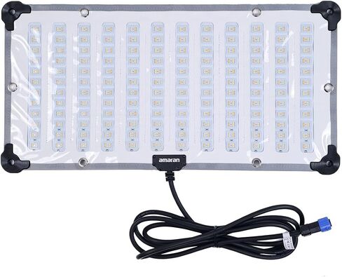 ابوتشر بساط اضاءة فيديو LED مرن F21c 100 واط RGBWW مع شبكة هوني كومب من اماران، ثنائي اللون 2500 كلفن الى 7500 كلفن يدعم دي ام اكس سيدوس لينك التحكم في التطبيق in Saudi Arabia