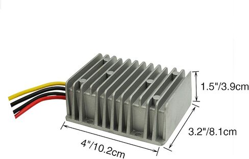 منظم محول Proshopping Golf Cart DC، 36V 48V يتدرج إلى 12V 20A 240W مخفض الجهد الكهربي، DC/DC وحدة إمداد الطاقة محول باك، مقاوم للماء - لعربة الجولف، سيارة النادي، الرافعات الشوكية، السيارة in Kuwait