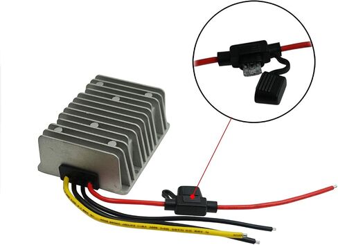 منظم محول Proshopping Golf Cart DC، 36V 48V يتدرج إلى 12V 20A 240W مخفض الجهد الكهربي، DC/DC وحدة إمداد الطاقة محول باك، مقاوم للماء - لعربة الجولف، سيارة النادي، الرافعات الشوكية، السيارة in Kuwait