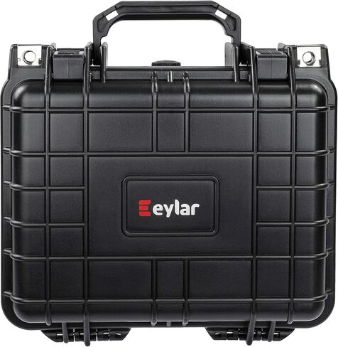 Eylar Small 10.62" Deep Gear, Equipment, Hard Camera Case Waterproof with Foam (Black) TSA Standards in Saudi Arabia