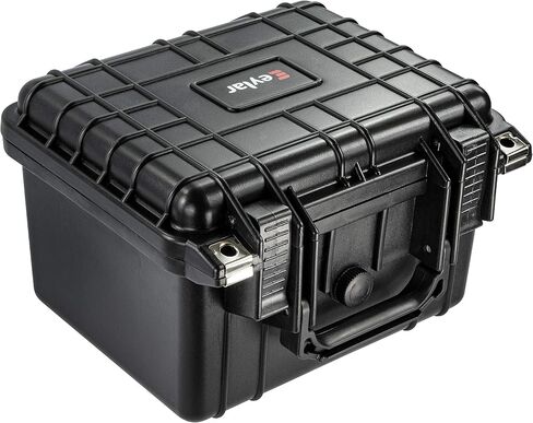 Eylar Small 10.62" Deep Gear, Equipment, Hard Camera Case Waterproof with Foam (Black) TSA Standards in Saudi Arabia