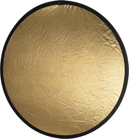 Fotodiox 42in (100cm) 2-in-1 Collapsible Reflector Disc - Silver/White in Saudi Arabia