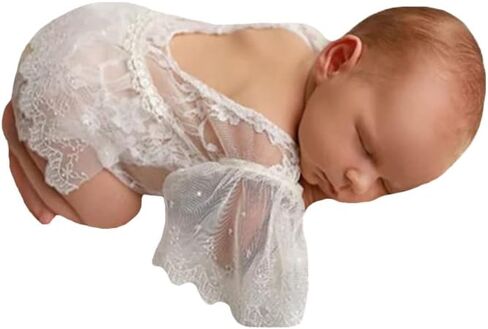 الطفل التصوير الدعائم فتاة الوليد صورة تبادل لاطلاق النار رومبير وتتسابق لطيف الرضع الدانتيل سترة ارتداءها صور الملابس الشهرية in Kuwait