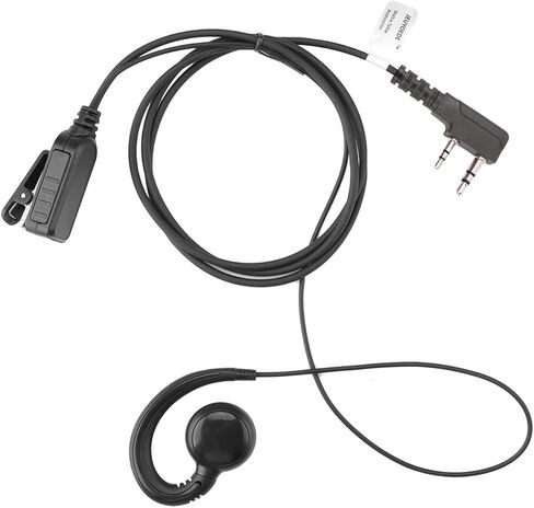 Surveillance Headset Walkie Talkie Earpiece with Mic Compatible for Kenwood BF-F8HP UV-5R UV82 TK-3160 TK-3302U-K TK-3402U16P Two Way Radio in Kuwait