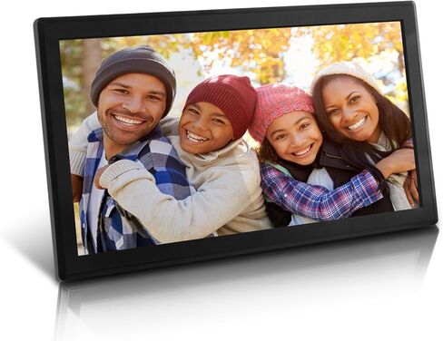 اطار صور رقمي عالي الدقة من اليوراتيك (AWDMPF117F) بشاشة لمس IPS LCD وذاكرة مدمجة 8GB (دقة 1920 × 1080)، يدعم الصور/الموسيقى/الفيديو، قابل للتركيب على الحائط in Saudi Arabia