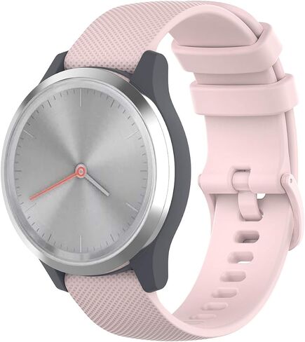 Anrir لساعة Garmin Vivoactive 4S، سوار سيليكون 18 ملم لـ Vivomove 3S 39 ملم/Venu 2S/Forerunner 255s، Fossil Women's Gen 6/5E 42 ملم، Fossil Q Venture Gen 4 HR، Fossil Women's Sport 41 ملم in Kuwait