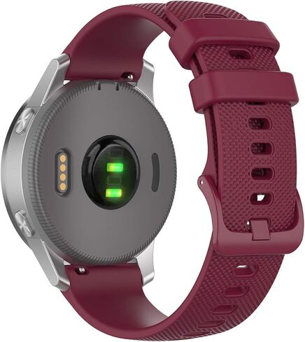Anrir لساعة Garmin Vivoactive 4S، سوار سيليكون 18 ملم لـ Vivomove 3S 39 ملم/Venu 2S/Forerunner 255s، Fossil Women's Gen 6/5E 42 ملم، Fossil Q Venture Gen 4 HR، Fossil Women's Sport 41 ملم in Kuwait