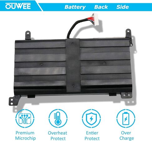 OUWEE HSTNN-LB8B FM08 Laptop Battery Compatible with HP Omen 17-AN013TX 17-AN014TX 17-AN014NG 17-an008ur Series TPN-Q195 922752-421 922753-421 922976-855 14.4V 86Wh 5973mAh(16-Pin Connector) in Saudi Arabia