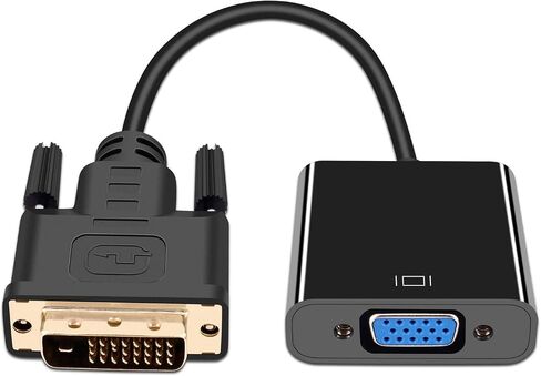 A-technology DVI-D to VGA Adapter Converter,DVI-D 24+1 Male to VGA to Female Adapter Cable,Supports 1080P for PC DVD Monitor HDTV Display(DVI to VGA Adapter) in Saudi Arabia