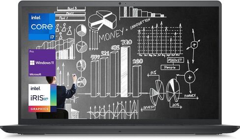 لاب توب ديل بيزنس انسبايرون 3520 مقاس 15.6 بوصة، معالج انتل كور i7-1255U، ذاكرة الوصول العشوائي 64 جيجا، 2 تيرابايت اس اس دي، كاميرا ويب، HDMI، فتحة بطاقة SD، واي فاي 6، ويندوز 11 برو، اسود in Saudi Arabia