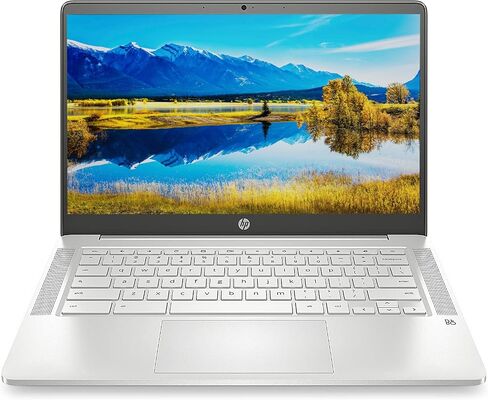 HP 2023 14" FHD IPS Chromebook, Intel Processor Up to 3.25GHz, 8GB Ram, 128GB SSD, 4K Graphics, Super-Fast 6th Gen WiFi, Dale Silver, Chrome OS (Renewed) (Dale Silver) in Saudi Arabia