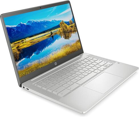 HP 2023 14" FHD IPS Chromebook, Intel Processor Up to 3.25GHz, 8GB Ram, 128GB SSD, 4K Graphics, Super-Fast 6th Gen WiFi, Dale Silver, Chrome OS (Renewed) (Dale Silver) in Saudi Arabia