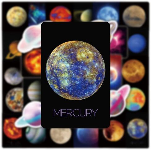 ملصقات الكون الكواكب 50 جهاز كمبيوتر شخصي الفضاء الخارجي الكواكب للماء الفينيل الشارات لزجاجات المياه الكمبيوتر المحمول الأمتعة الكمبيوتر الهاتف المحمول لوح التزلج للأطفال in Kuwait