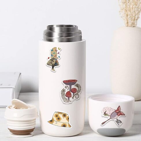 50 قطعة من الملصقات الكلاسيكية من UMOKOON - ملصقات مقاومة للماء للأطفال - ملصق جمالي لطيف من الفينيل لزجاجات المياه والكمبيوتر المحمول والهاتف والمراهقين والفتيات والبالغين in Kuwait