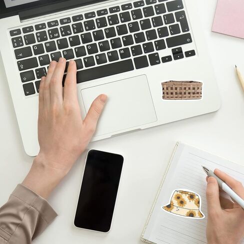 50 قطعة من الملصقات الكلاسيكية من UMOKOON - ملصقات مقاومة للماء للأطفال - ملصق جمالي لطيف من الفينيل لزجاجات المياه والكمبيوتر المحمول والهاتف والمراهقين والفتيات والبالغين in Kuwait