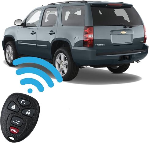 Remote Key Fob Control Replacement for 07-2016 GMC Acadia Yukon,07-2014 Chevy Tahoe Suburban Cadillac Escalade,09-2017 Chevrolet Traverse Enclave(OUC60270, OUC60221) 5btn 2 Pack in Kuwait