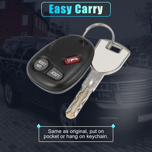 اكس اوتو هوكس مفتاح تحكم عن بعد للدخول بدون مفتاح 315 ميجاهرتز من كوبوت 1 بي تي لسيارة شيفروليه سيلفرادو سوبربان تاهو S-10 وجي ام سي سييرا يوكون XL 1500 2500 1999-2001 وسونوما 1998-2002 3 ازرار in Kuwait