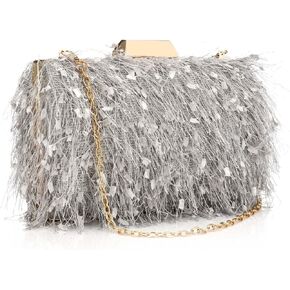 YYW Clutch Purse for Women Cute Handbags Top Handle Evening Bag Crossbody Bag Shoulder Bag for Wedding Party Prom Banquet