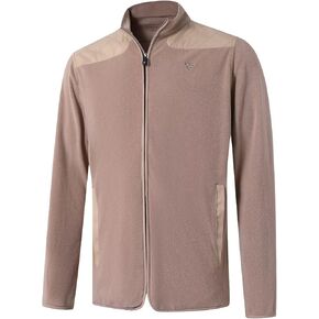 M MAELREG Fleece Jacket Men Full Zip Casual Stylish Soft Sport Mock Neck Golf Polar Fleece Microfleece Jackets for Men in Saudi Arabia