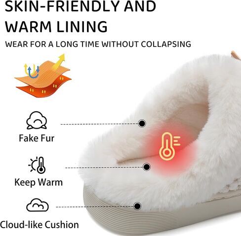 WateLves Girls Slippers Memory Foam Toddler Kids Comfort Wool-Like Plush Fleece Lined House Shoes for Indoor & Outdoor in Saudi Arabia