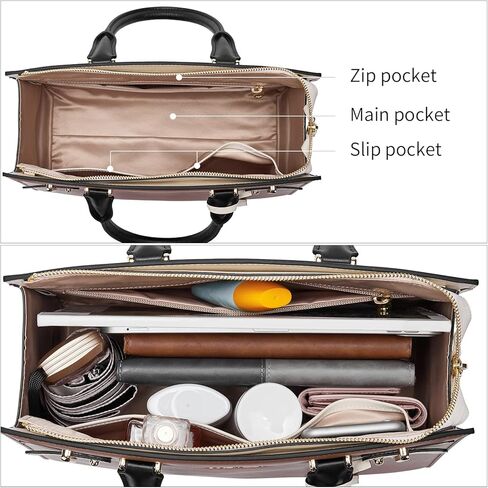 BOSTANTEN Women Leather Handbag Designer Satchel Purses Top Handle Shoulder Totes Crossbody Bag in Kuwait