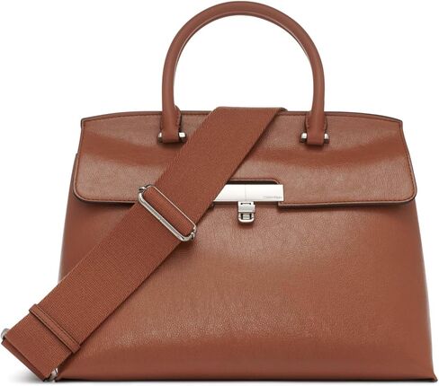 Calvin Klein Becky Turn Lock Satchel in Saudi Arabia
