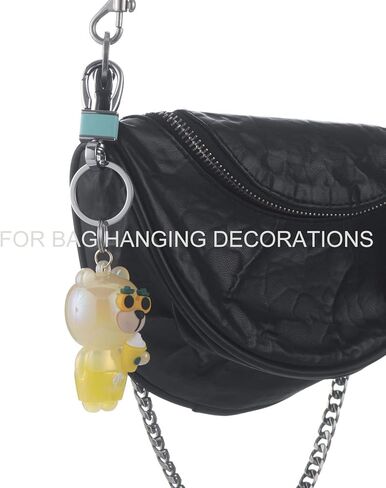 ميزدير خطاف سلسلة مفاتيح بحلقة تثبيت، مشابك سلسلة مفاتيح دوارة مع 12 حلقة مفاتيح، منظم حامل مفاتيح لمستلزمات البحث عن مفاتيح السيارة، اسود/ارجواني/ازرق، مقاس M, أسود/أرجواني/أزرق, Medium in Kuwait