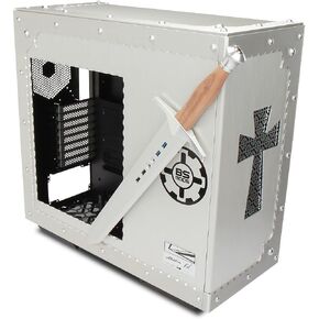 ان وين صندوق كمبيوتر 509 من العصور الوسطى BSMods E-ATX كامل تاور اصدار محدود، فضي in Saudi Arabia