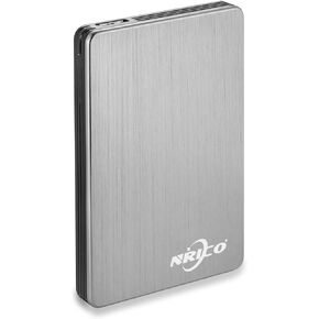 NRICO 250GB Portable External Hard Drive USB 3.0 HDD 2.5inch Storage Compatible for PC, Mac, Desktop,PS4 (250GB, Grey)