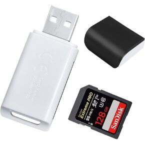 New SD Card Reader USB [1 Pack] SD Card Reader, Memory Card Reader, External Memory Card Readers, SD Card Adapter for Laptop Windows, SD USB Adapter OTG in Kuwait