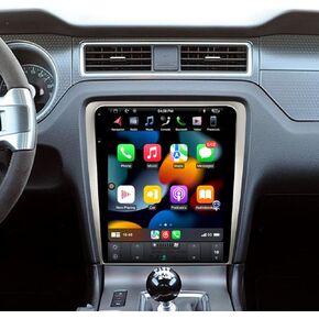 KSPIV 12.1 inch Android Car Stereo with GPS for Ford Mustang 2010-2014 Navigation Multimedia Player Double Din Car Stereo with Navigation CarPlay DSP Auto Audio Video Voice Plug in and Play in Kuwait