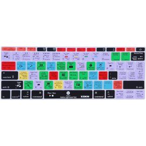 XSKN Lightroom Shortcut Keyboard Skin Cover for New MacBook Pro 13 Inch A1708 (2016 Version, No TouchBar) and MacBook 12" A1534, US and EU Layout in Kuwait