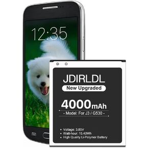 Galaxy J3 Battery, (New Version 2023) 4000mAh EB-BG530CBZ EB-BG530CBU Replacement Battery for Galaxy Grand Prime SM-G530, Galaxy J3 Prime J337A, J337T,J327A, J327T, Galaxy J3 Emerge Battery in Kuwait