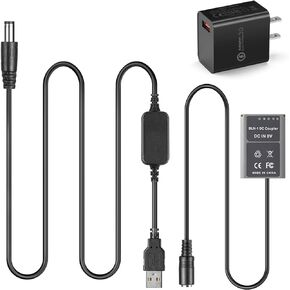 PS-BLN1 Dummy Battery DC Coupler USB Cable QC3.0 Adapter for Olympus Camera OM-D E-M5 II 2 E-M1 Pen E-P5 in Kuwait