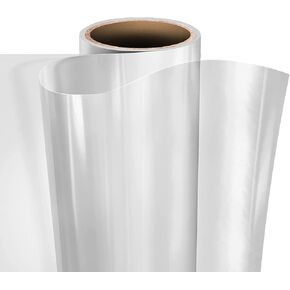 VViViD Clear Self-Adhesive Lamination Vinyl Roll for Die-Cutters and Vinyl Plotters (12" x 6ft) in Kuwait