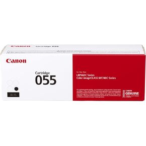 Canon Genuine 055 Black Toner Cartridge Compatible with LBP664Cdw, MF741Cdw, MF743Cdw, MF745Cdw, MF746Cdw in Saudi Arabia