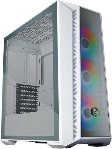 Cooler Master MasterBox 540 ARGB ATX Mid-Tower ARGB Ether Front Panel, Removable Top Panel, Front DarkMirror Panel, Mesh Side Intakes, Tempered Glass, SickleFlow 120mm PWM ARGB (MB540-KGNN-S00) in Kuwait